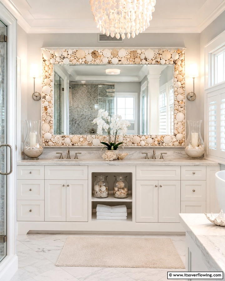 Shell Accents - 30 Relaxed Coastal Decor Inspirations for Beach-Inspired Homes