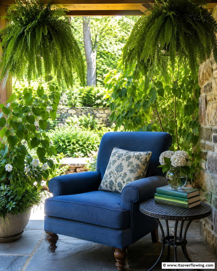 Sheltered Reading Nook - 25 Greenhouse Decor Ideas for Plant Lovers