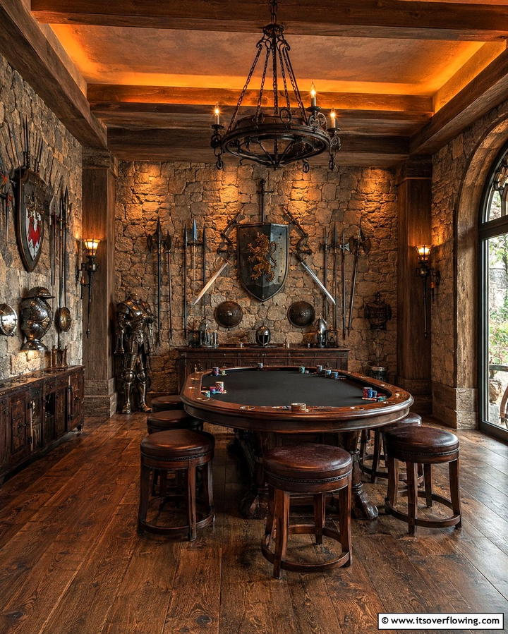 Shield and Weapon Displays - 25 Medieval Home Decor Ideas for a Unique Style