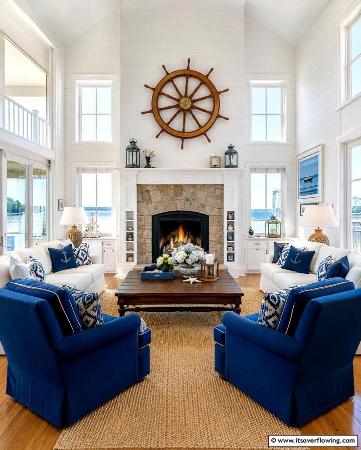 Ship Wheel Decor - 25 Nautical Decor Ideas for a Beachy Home