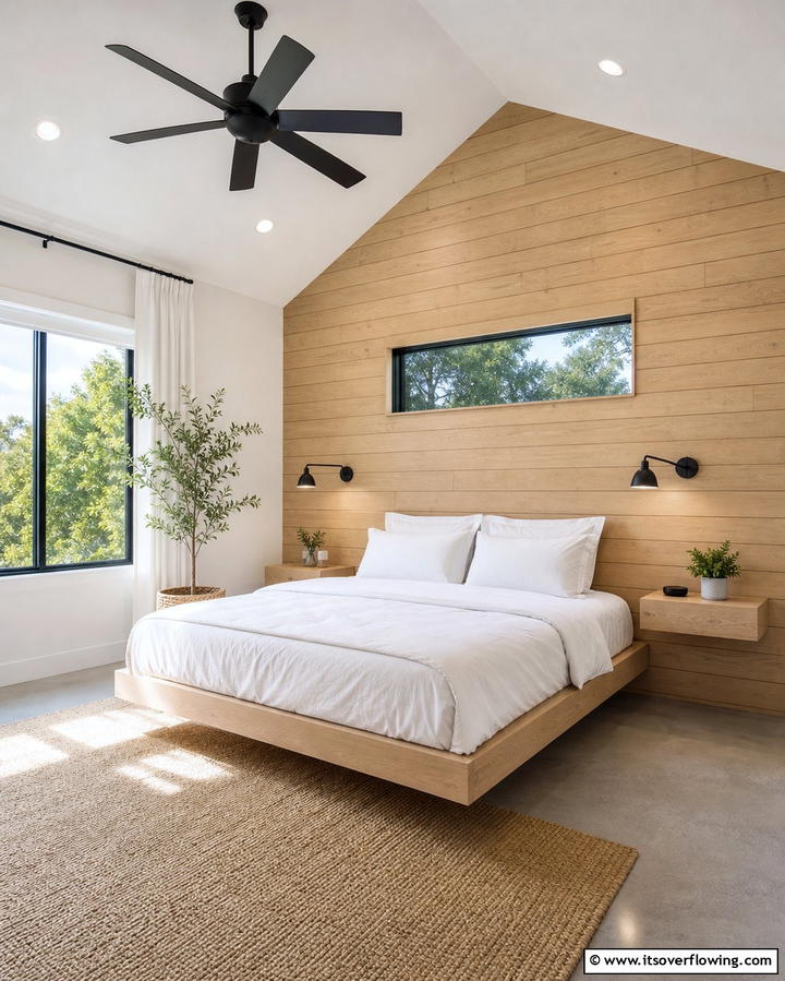 Shiplap Accent Wall in the Bedroom - 25 Shiplap Wall Ideas to Add Texture and Character
