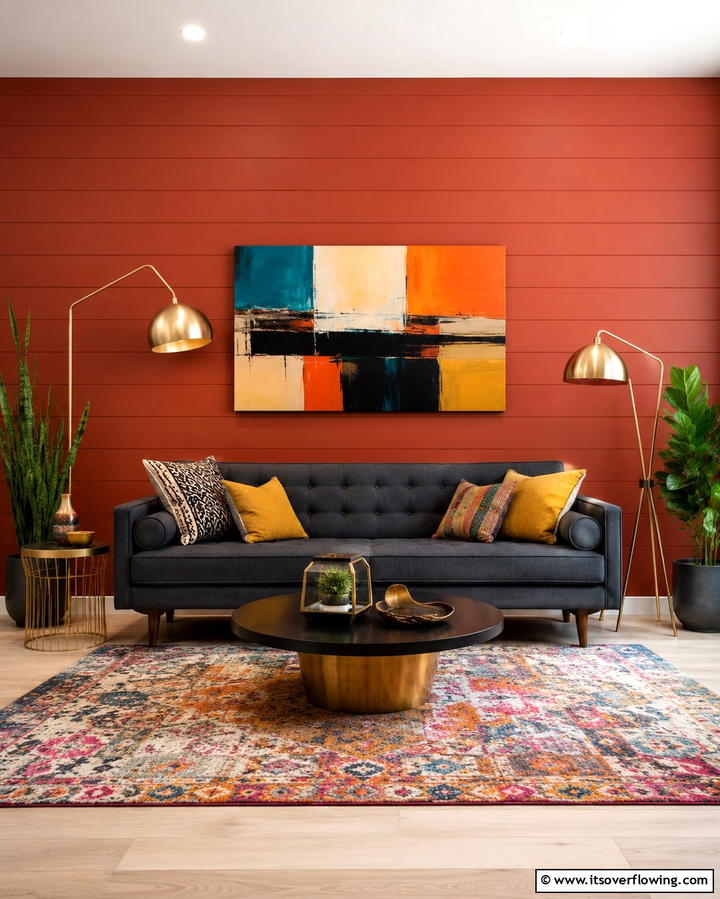 Shiplap Accent Wall with Built In Shelves - 25 Shiplap Living Room Ideas for a Rustic Charm