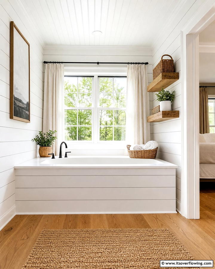 Shiplap Bathtub SurroundExact - 25 Bathtub Surround Ideas for a Luxurious Bathroom