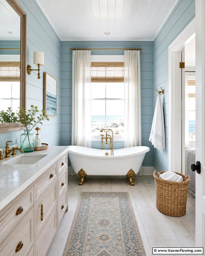 Shiplap Bathtub SurroundOne - 25 Bathtub Surround Ideas for a Luxurious Bathroom