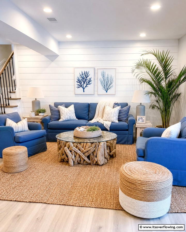 Shiplap Panels - 25 Basement Accent Wall Ideas to Transform Your Space