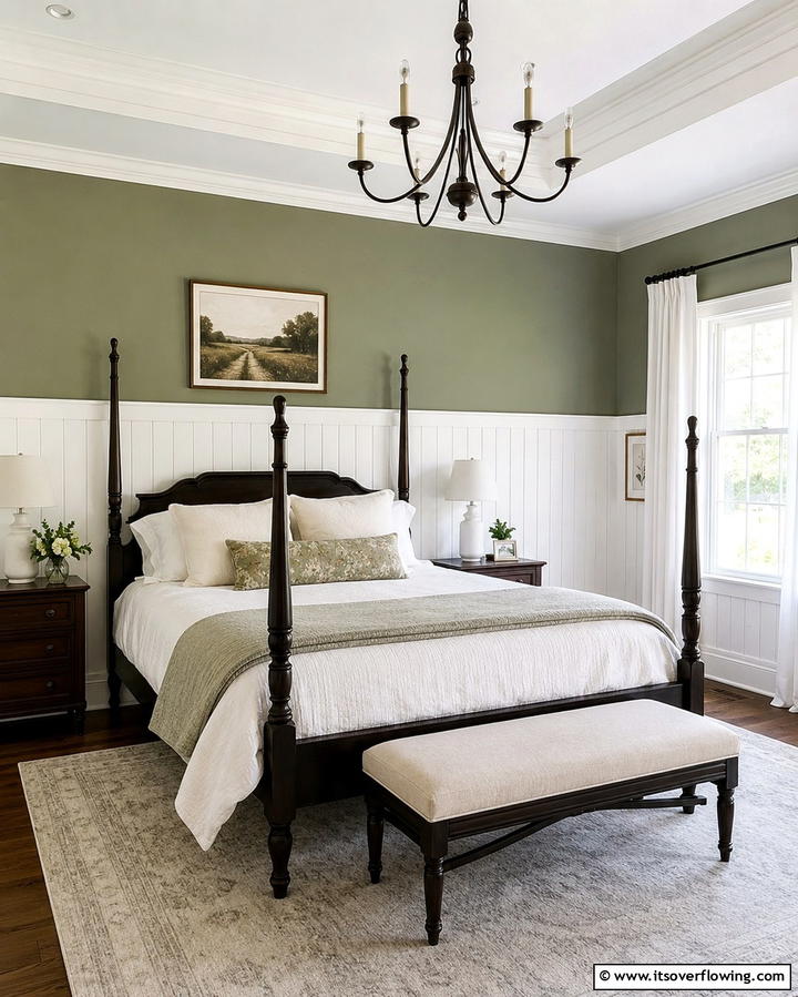 Shiplap Wainscoting - 25 Shiplap Bedroom Ideas for a Cozy and Chic Retreat