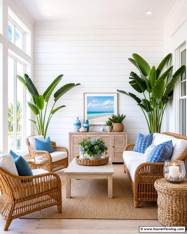 Shiplap Wall for Coastal Vibes - 25 Feature Wall Ideas to Transform Your Space