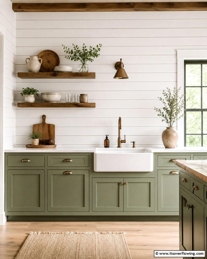 Shiplap Wall - 25 Kitchen Accent Wall Ideas for a Stylish Upgrade