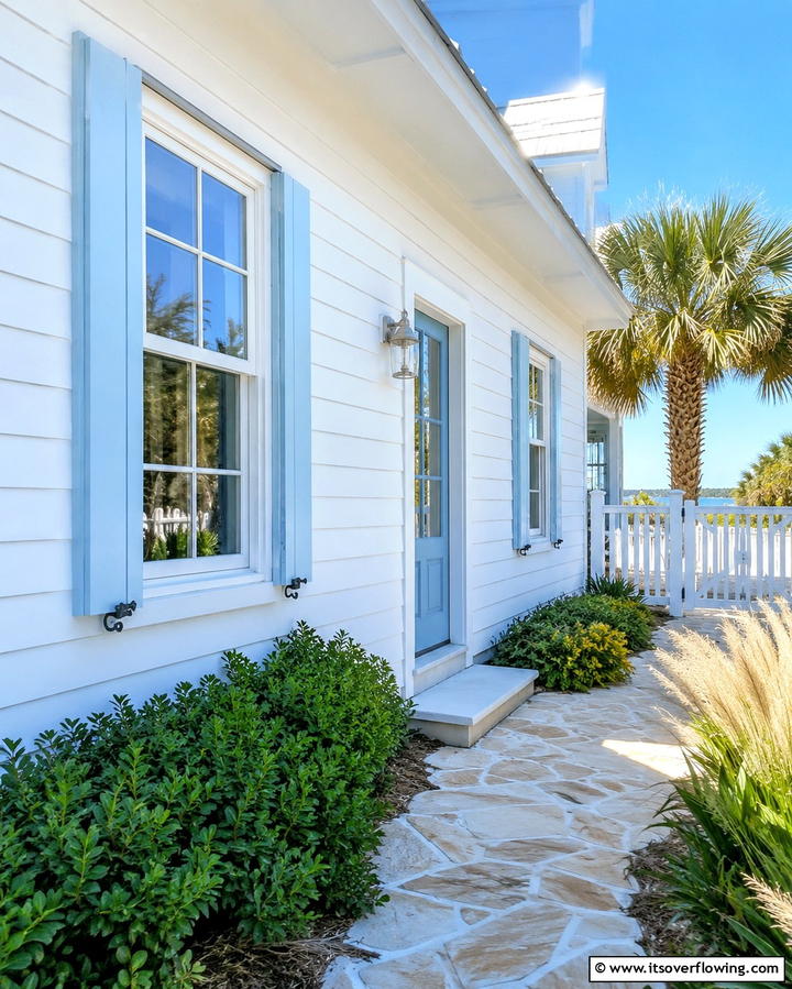 Shiplap Walls for Coastal Vibes - 25 Modern Cottage House Exterior Ideas for a Charming Look