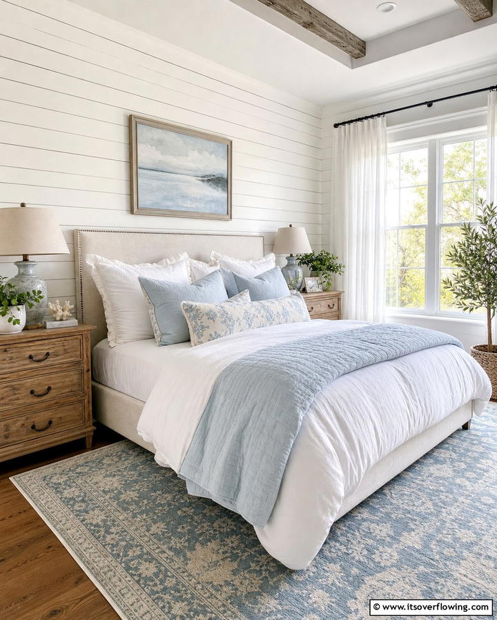 Shiplap WallsExact - 25 Cottage Decorating Ideas- Charming & Timeless Designs