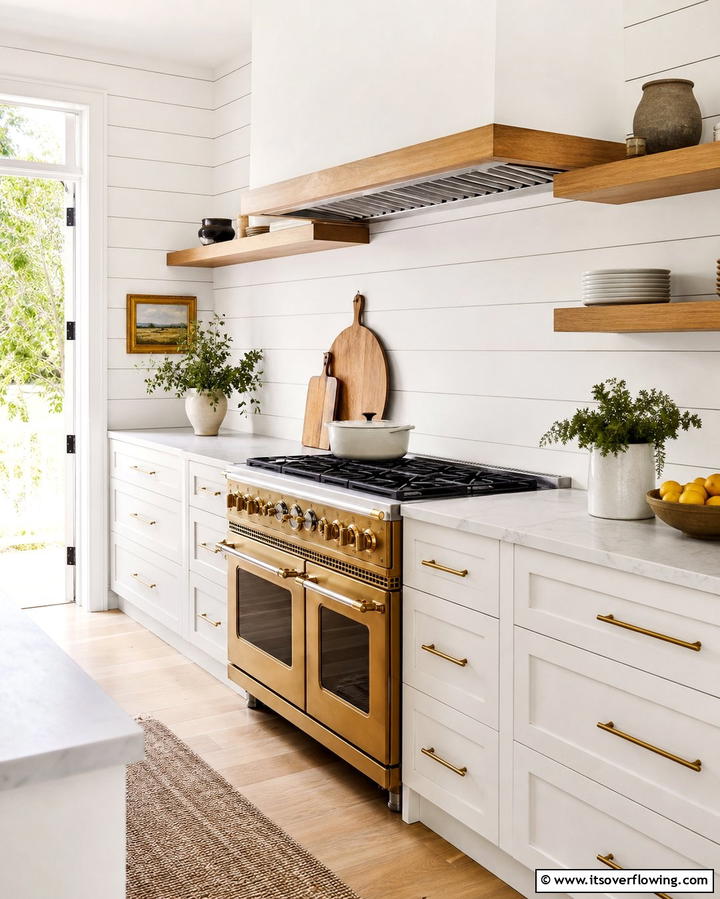 Shiplap in the Kitchen Backsplash - 25 Shiplap Wall Ideas to Add Texture and Character