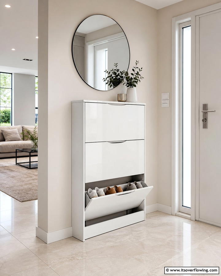 Shoe Cabinets - 25 Hallway Storage Ideas to Maximize Space