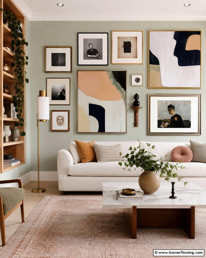 Showcase Unique Artwork - 25 Eclectic Interior Design Ideas for Unique Homes