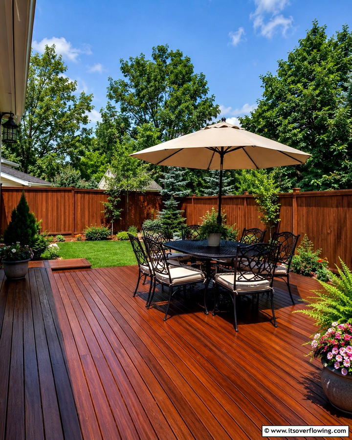 Simple Stain and Seal Upgrade - 30 Budget-Friendly Backyard Deck Ideas for Stylish Outdoor Living