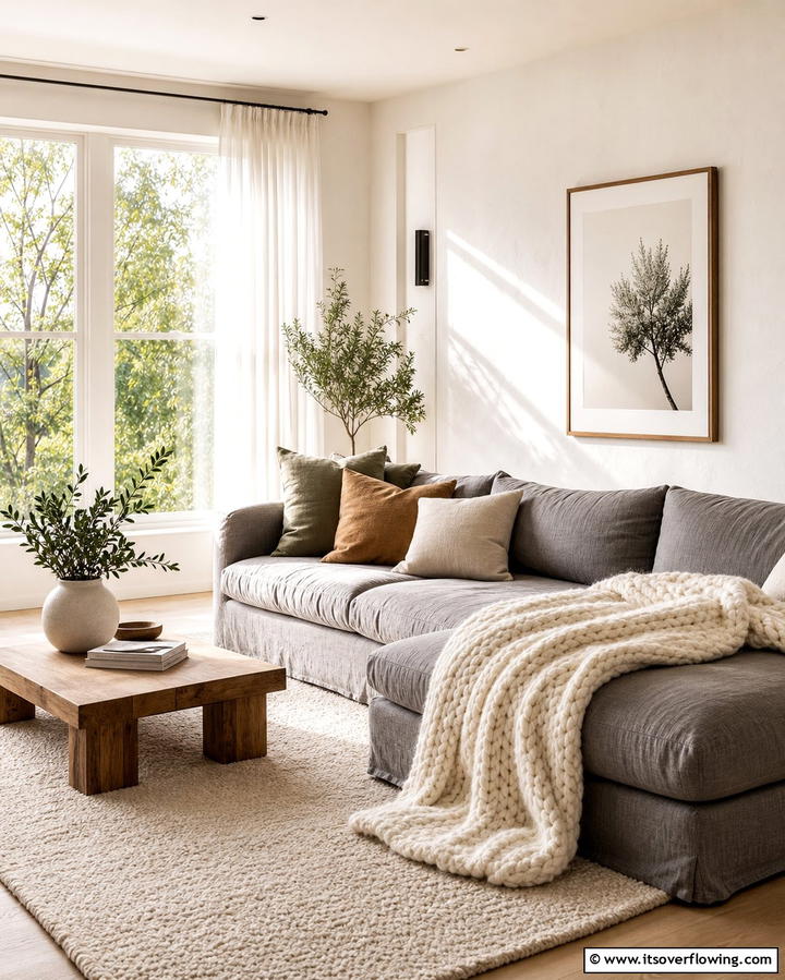 Simplified Textiles for a Cozy Feel - 30 Minimalist Decorating Ideas for a Clutter-Free Home