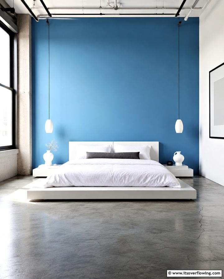 Sky Blue Accent Wall - 25 Sky Blue Bedroom Ideas for a Serene Retreat
