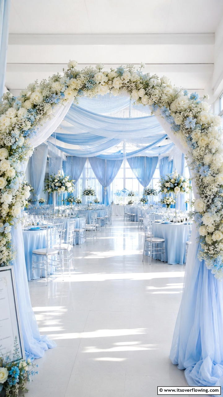 Sky High Serenity - 30 Blue Wedding Theme Ideas for Serene Celebrations