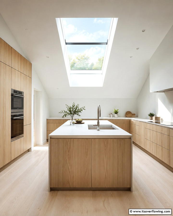 Skylight Windows - 25 Kitchen Window Ideas Over Sink for Natural Light