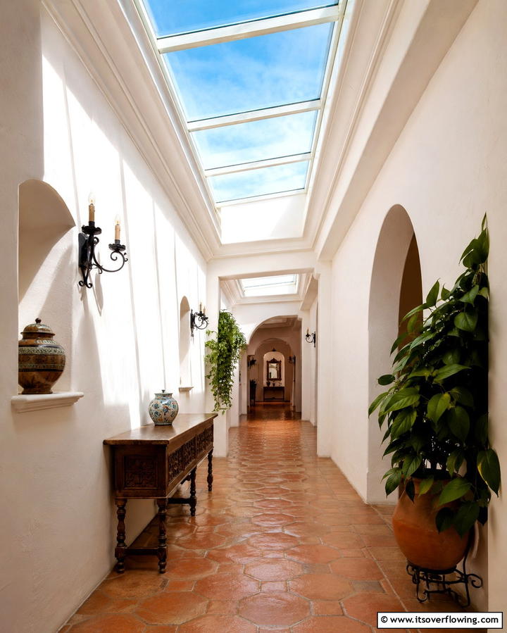 Skylights for Natural Illumination - 20 Spanish Style Windows to Enhance Your Home’s Charm