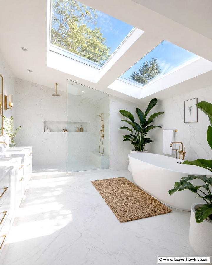 Skylights for Natural IlluminationOne - 25 Bathroom Lighting Ideas to Brighten Your Space