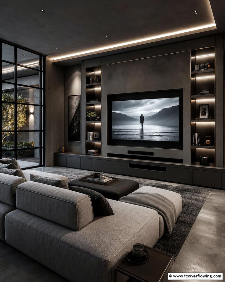 Slate GrayExact - 30 Home Theater Paint Colors for Immersive Entertainment