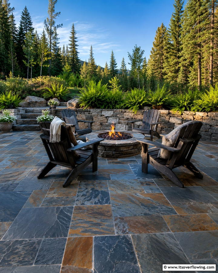 Slate Tiles - 25 Patio Tile Ideas to Upgrade Your Outdoor Flooring
