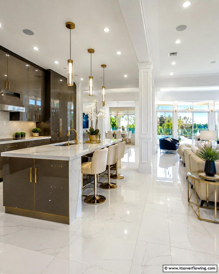 Sleek Glossy Surfaces - 30 Art Deco Interior Design Ideas for Glamorous Spaces