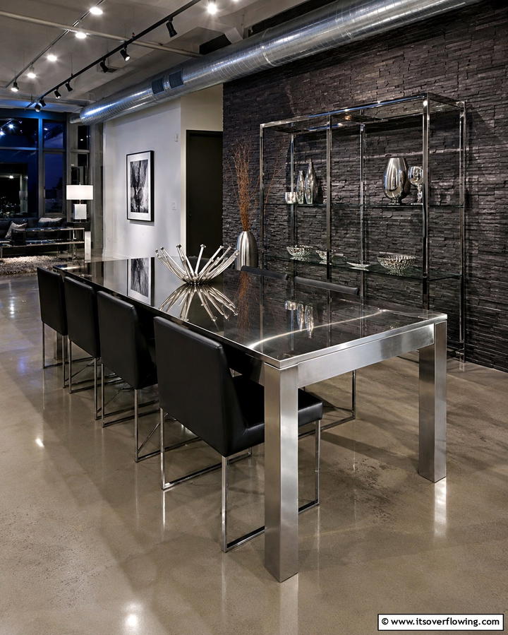Sleek Metallic Table - 30 Innovative Table Design Ideas for Functional Spaces