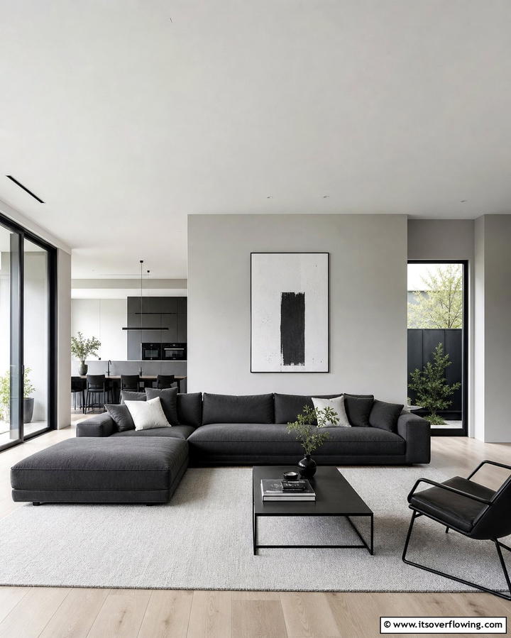 Sleek Minimalism with Painted Plywood Ceilings - 25 Plywood Ceiling Ideas for a Rustic Look