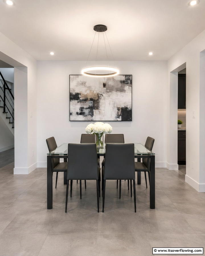 Sleek Minimalism - 25 Masculine Dining Room Ideas for Modern Men