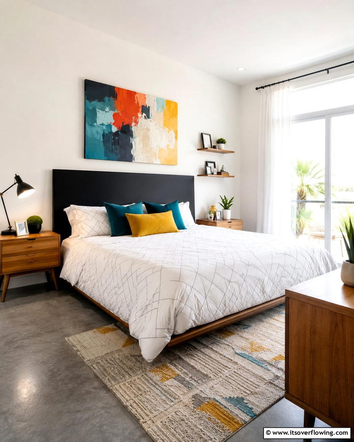 Sleek Minimalist Black Headboard - 25 Black Headboard Bedroom Ideas for a Bold Statement