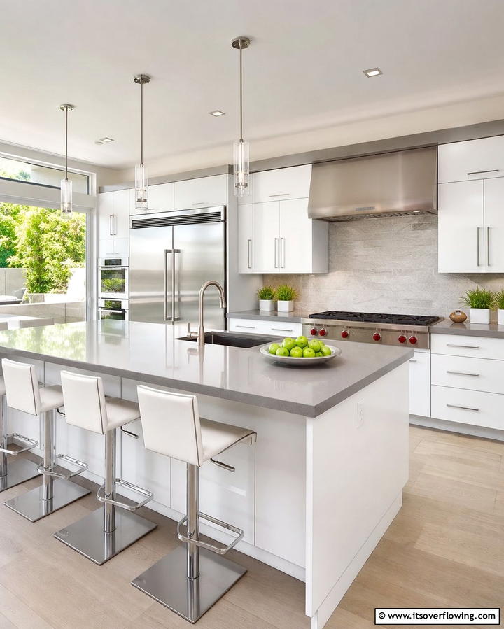 Sleek Modern Appeal - 25 Kitchen With Stainless Steel Appliances Ideas