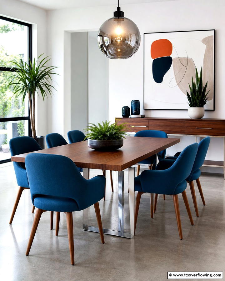 Sleek Modern Furnishings - 30 Mid-Century Modern Dining Rooms with Timeless Design