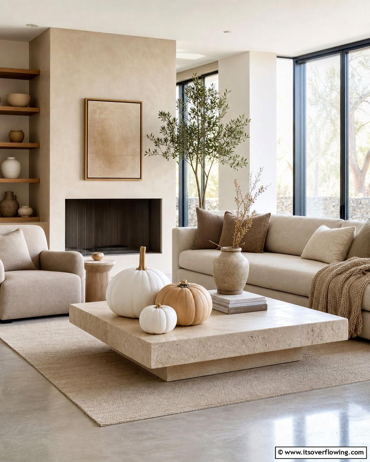 Sleek Modern Pumpkin Minimalism - 21 Pumpkin Decor Concepts for Autumn-Inspired Home Styling