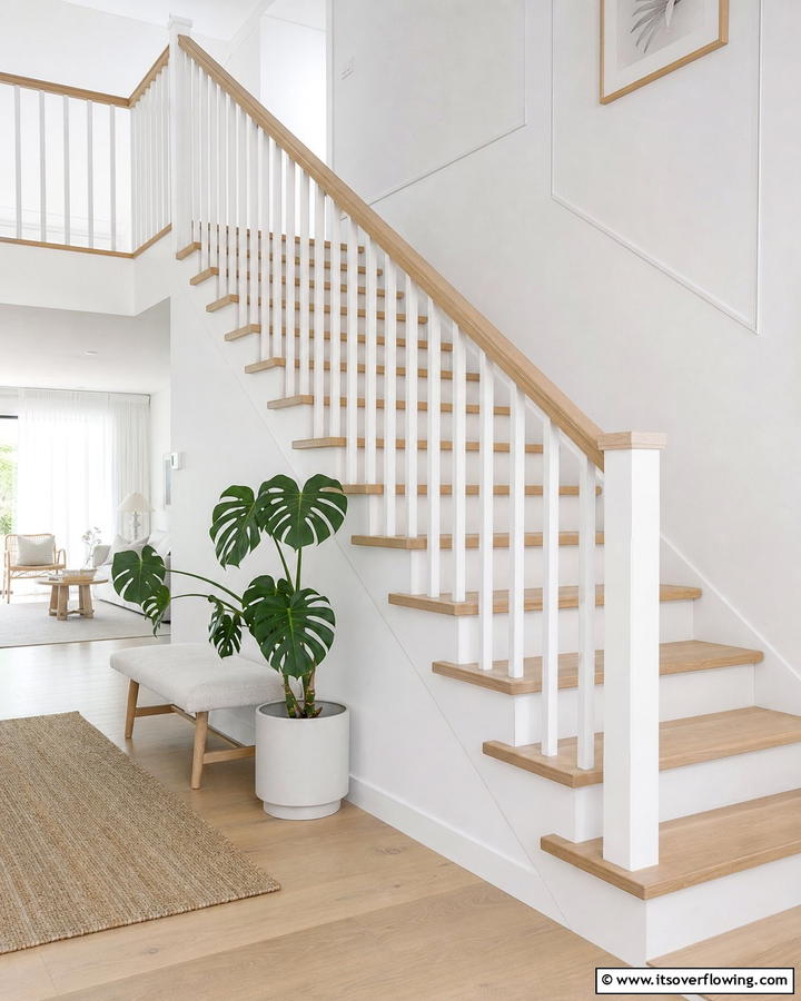 Sleek Scandinavian Style - 30 Wooden Staircase Ideas for Modern and Rustic Homes
