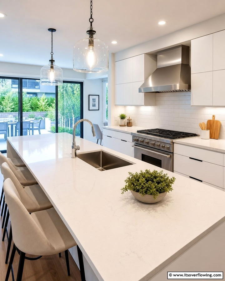 Sleek Undermount Sink Installation - 30 Kitchen Sink Ideas Combining Function and Style