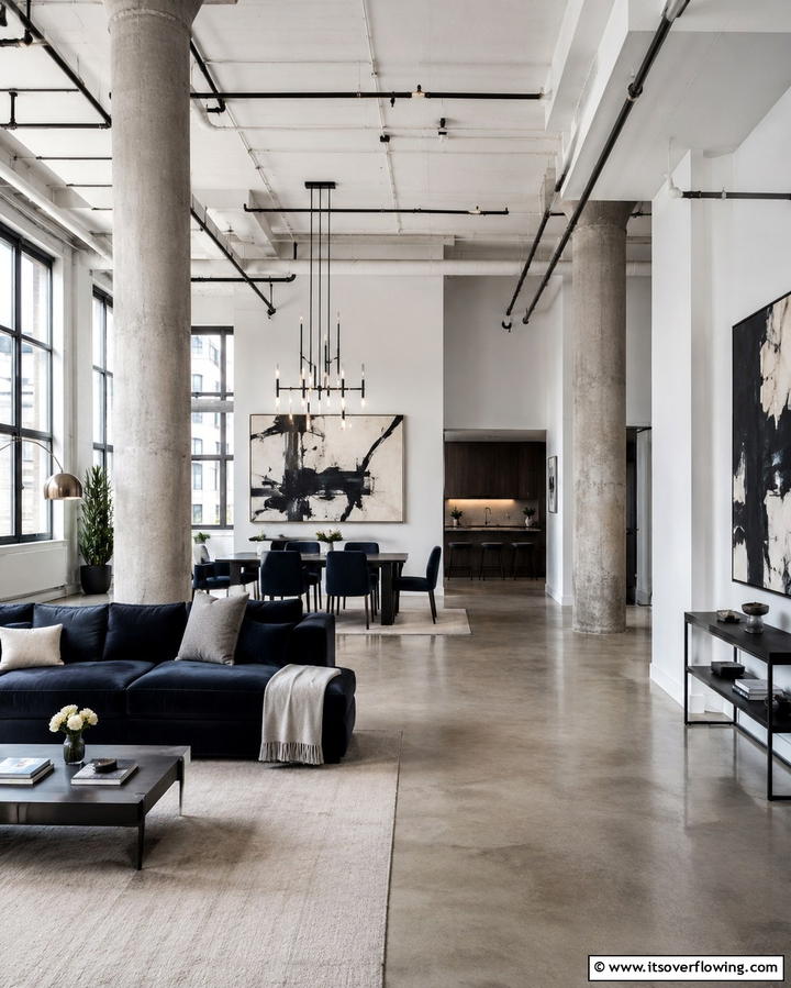 Sleek Urban Loft - 30 Great Room Ideas to Elevate Open-Concept Living
