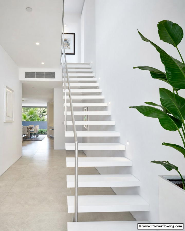 Sleek and Simple Minimalist Modern Staircase - 21 Creative Staircase Design Ideas for Modern Homes