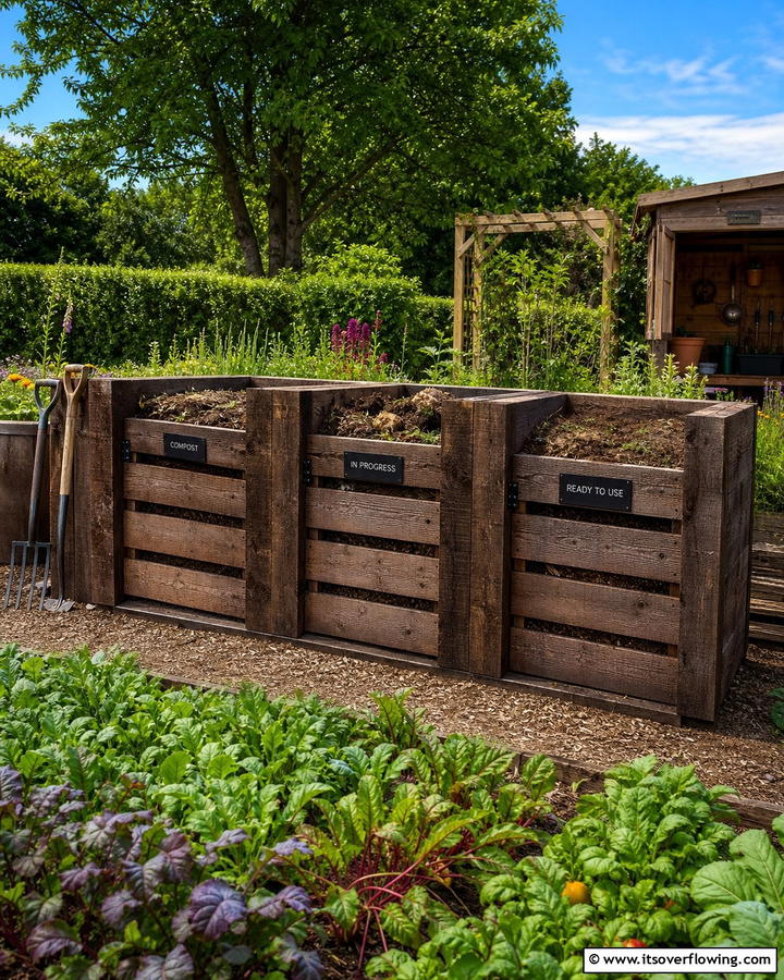 Sleeper Compost Bins - 20 Garden Sleeper Ideas for a Unique and Functional Outdoor Space