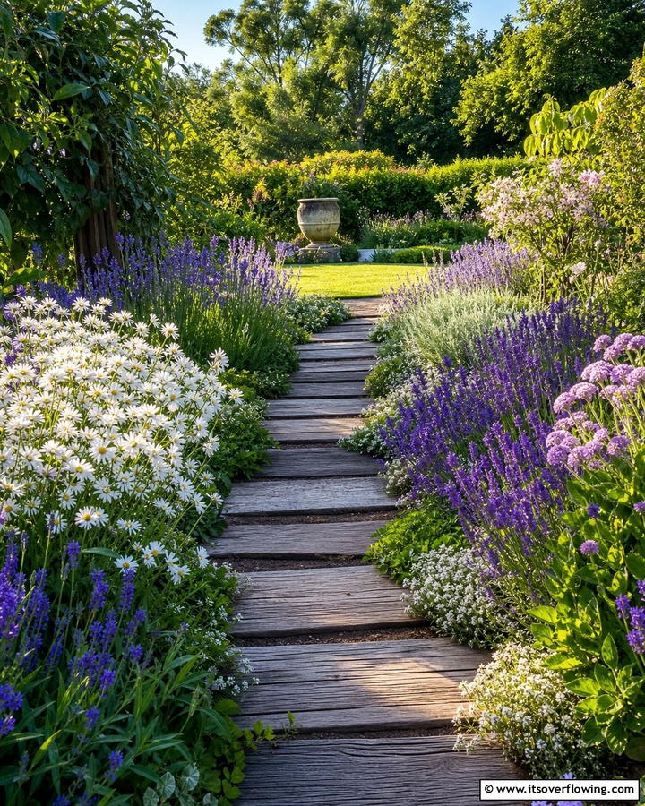 Sleeper Pathways for Easy Navigation - 20 Garden Sleeper Ideas for a Unique and Functional Outdoor Space