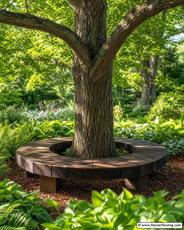 Sleeper Tree Seats - 20 Garden Sleeper Ideas for a Unique and Functional Outdoor Space