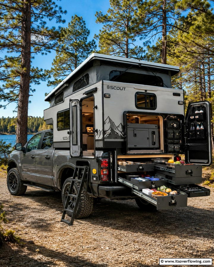Slide In Camper Storage - 20 Truck Bed Storage Ideas for Organization
