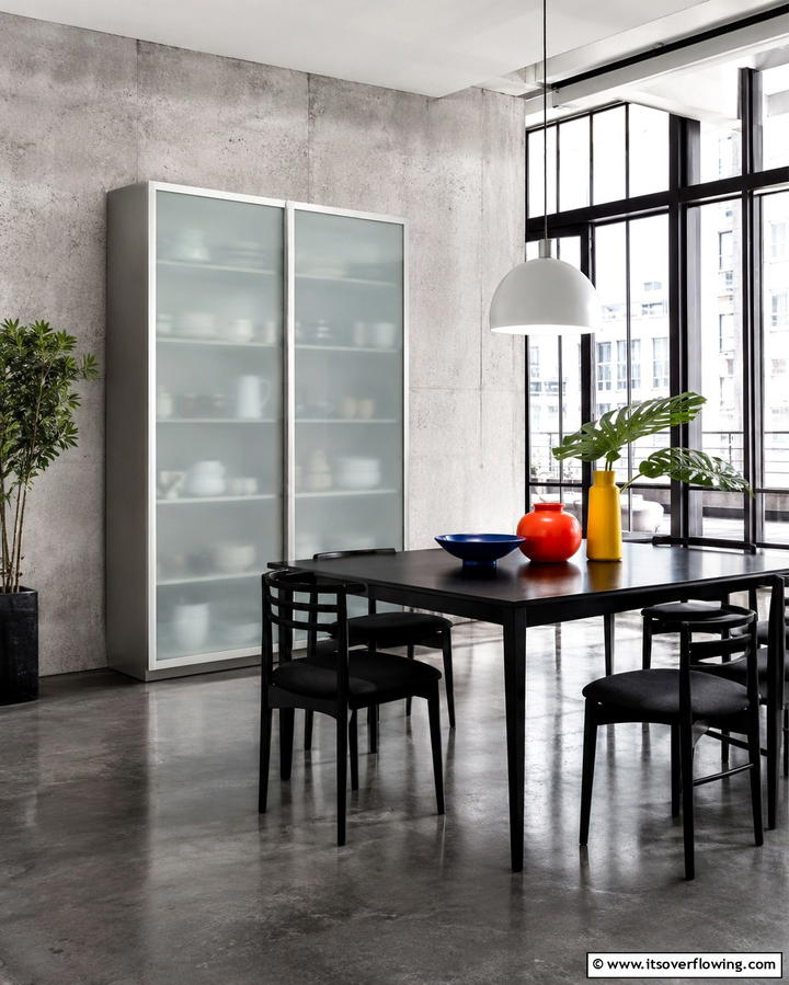 Sliding Door Cabinet - 30 Dining Room Storage Ideas for Clutter-Free Entertaining