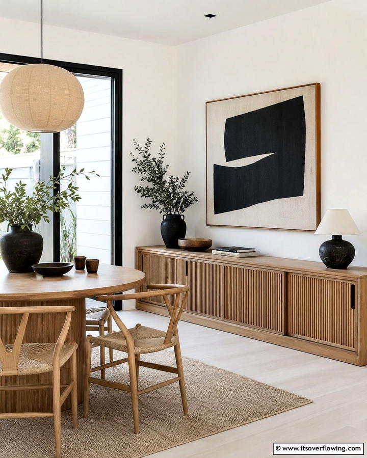 Sliding Door Cabinets - 30 Dining Room Storage Ideas for Clutter-Free Entertaining