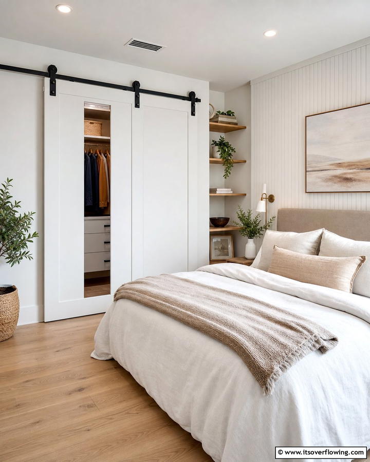 Sliding Door Systems - 21 Small Bedroom Organization Ideas to Maximize Space