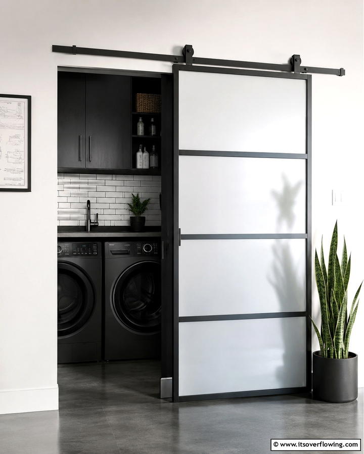 Sliding Doors for Added Space - 25 Small Utility Room Ideas for Efficient Homes
