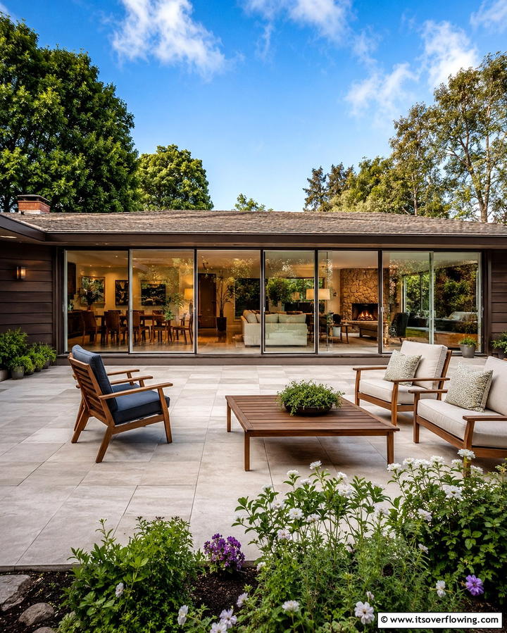 Sliding Glass Doors - 25 1980s House Exterior Ideas for a Retro Look