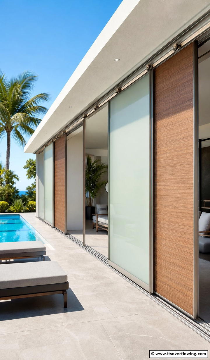 Sliding Privacy Screens - 25 Outdoor Privacy Screen Ideas for Secluded Spaces