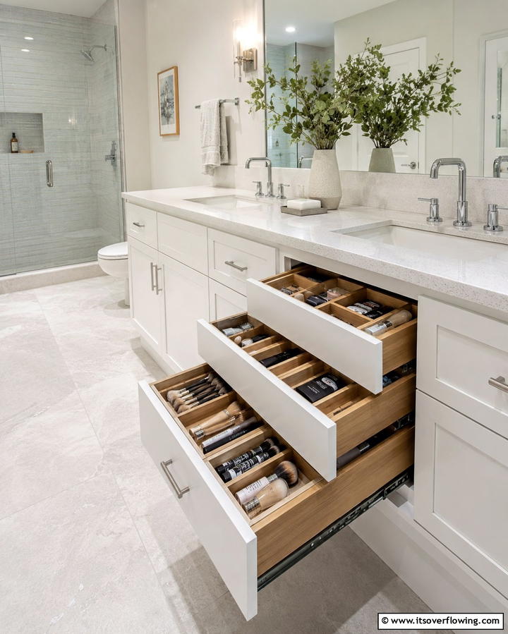 Slim Containers for Narrow Drawers - 25 Bathroom Drawer Organization Ideas for a Clutter-Free Space