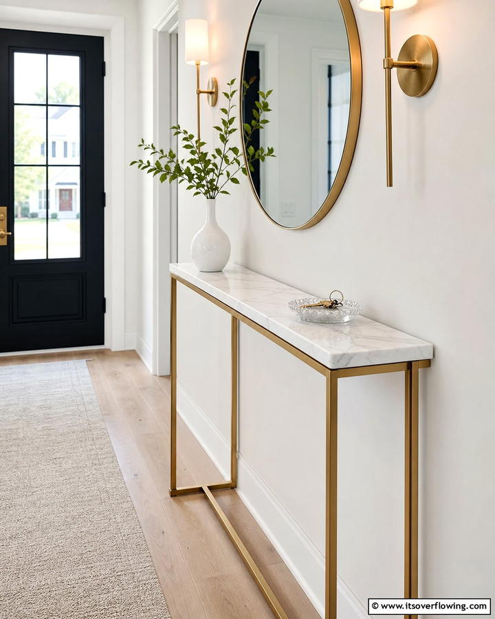 Slim Furniture Solutions - 25 Narrow Hallway Ideas to Maximize Space and Style